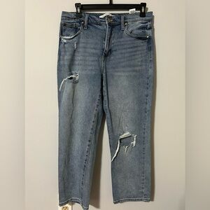 Celebrity Pink Medium Blue Ripped Boyfriend Jeans